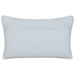 Bawełniana poduszka dekoracyjna w serca 30 x 50 cm szara GAZANIA