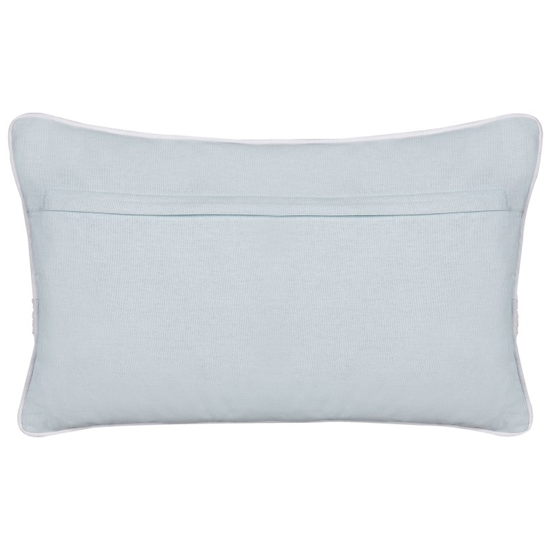 Bawełniana poduszka dekoracyjna w serca 30 x 50 cm szara GAZANIA