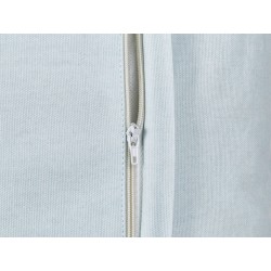 Bawełniana poduszka dekoracyjna w serca 30 x 50 cm szara GAZANIA