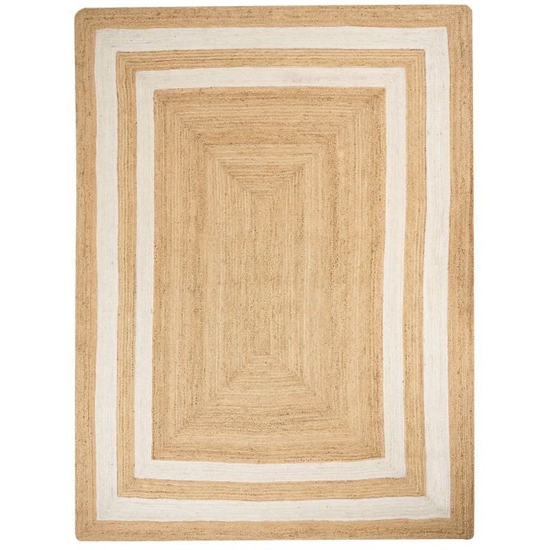 Dywan z juty 300 x 400 cm beżowy GEMEREK