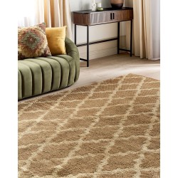 Dywan z juty 200 x 300 cm beżowy MERMER