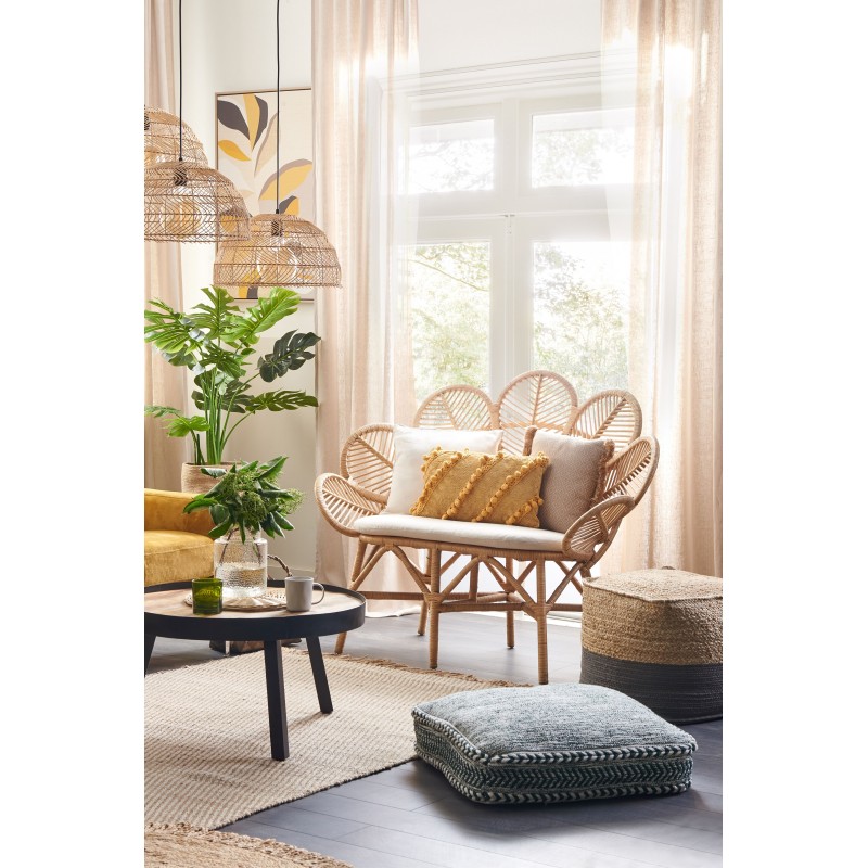 Poduszka dekoracyjna AYROOR 30 x 50 cm Musztardowy Wzór geometryczny