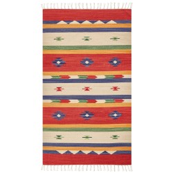 Dywan bawełniany kilim 80 x 150 cm wielokolorowy ALAPARS