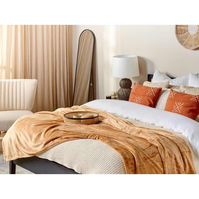 Koc BAYBURT 200 x 220 cm Piaskowy