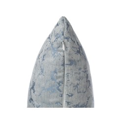 Zestaw 2 poduszek dekoracyjnych WISTERIA 45 x 45 cm Jasnoszary Jednolity