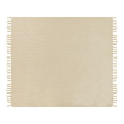 Koc CHAOHANI 200 x 220 cm Beżowy