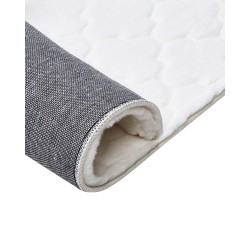 Dywan sztuczne futro królika 160 x 230 cm biały GHARO