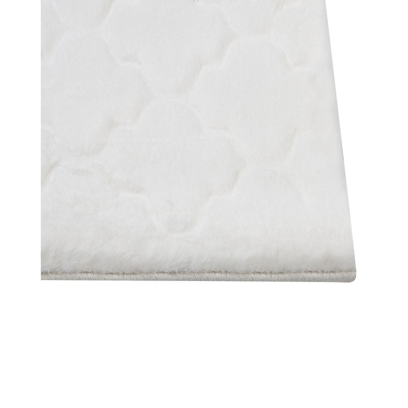 Dywan sztuczne futro królika 160 x 230 cm biały GHARO