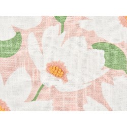 Zestaw 2 poduszek dekoracyjnych JATROPHA Bawełna 45 x 45 cm Różowy Wzór kwiatowy