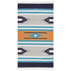 Dywan bawełniany kilim 80 x 150 cm wielokolorowy NORATUS