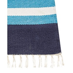 Dywan bawełniany kilim 80 x 150 cm wielokolorowy NORATUS