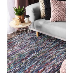 Dywan bawełniany 140 x 200 cm wielokolorowy ALANYA
