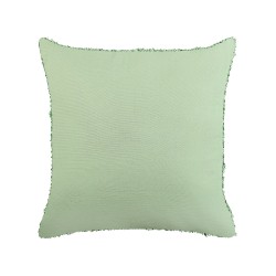 Poduszka dekoracyjna bawełniana tuftowana 45 x 45 cm zielona RHOEO