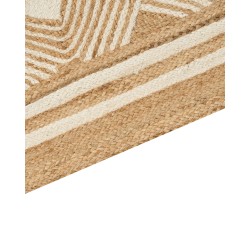 Dywan z juty 200 x 300 cm beżowy MENGEN
