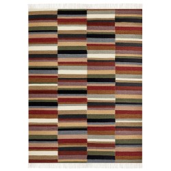 Dywan wełniany kilim 160 x 230 cm wielokolorowy MUSALER