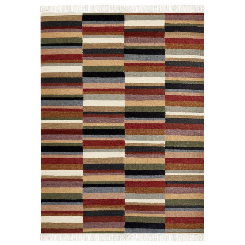 Dywan wełniany kilim 160 x 230 cm wielokolorowy MUSALER