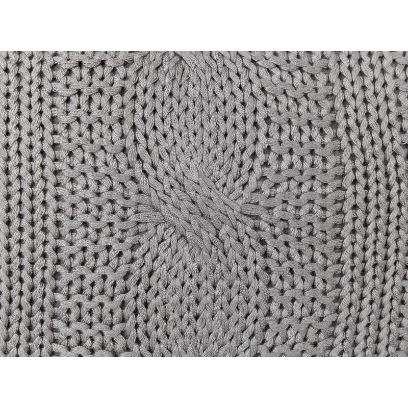 Zestaw 2 poduszek dekoracyjnych CONSTYLIS Bawełna 45 x 45 cm Ciemnoszary Jednolity