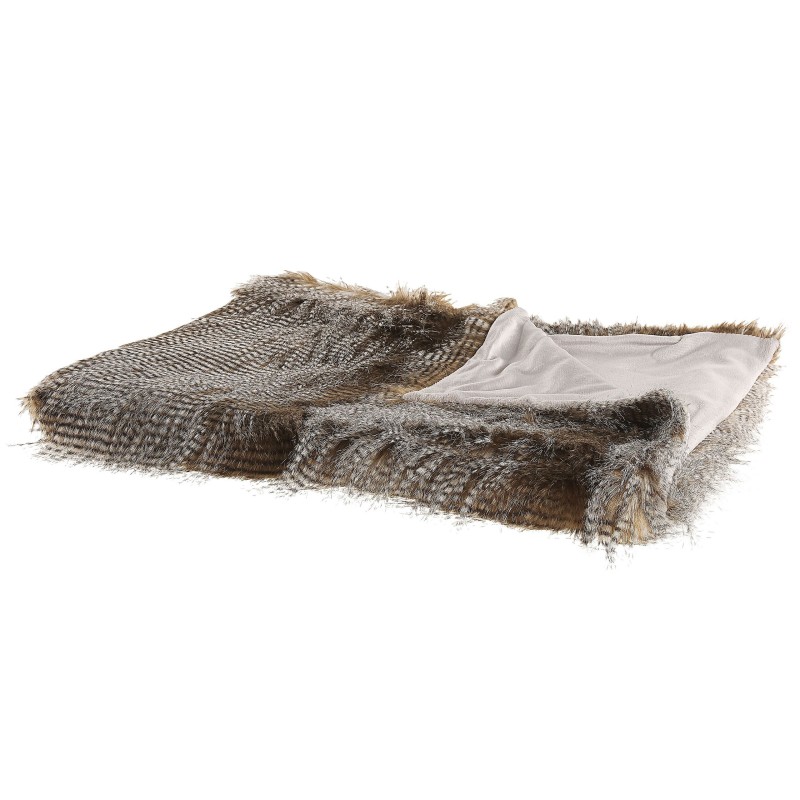 Koc ASDAD 150 x 200 cm Brązowy