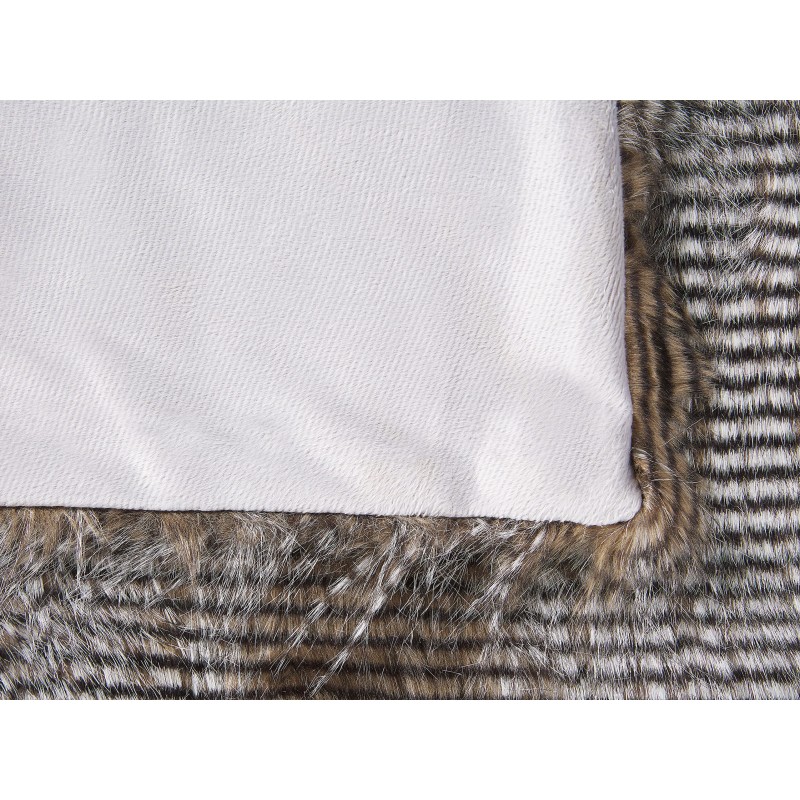 Koc ASDAD 150 x 200 cm Brązowy