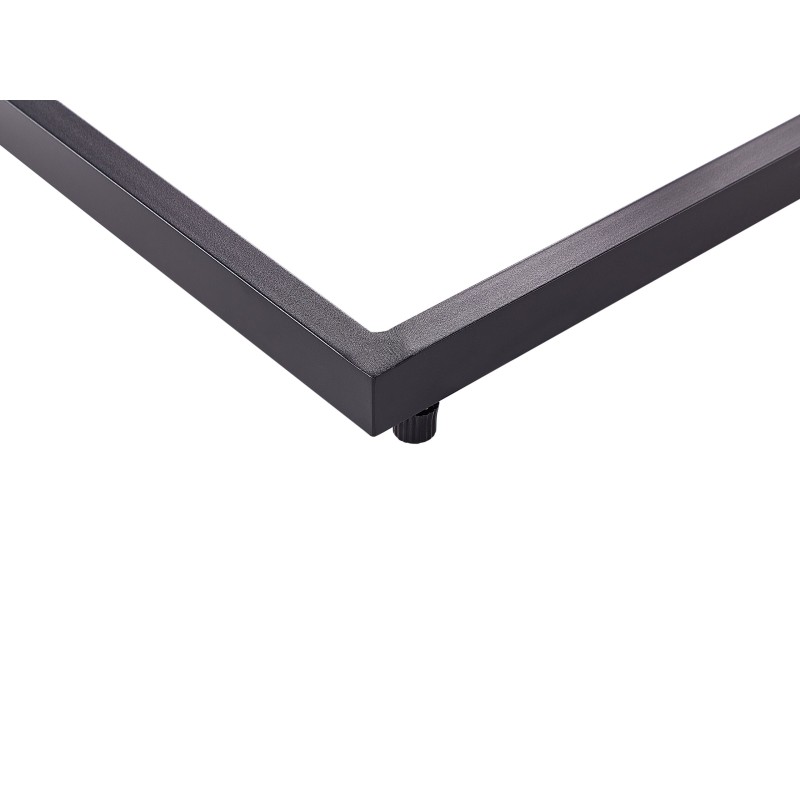 Stolik ogrodowy MESSINA 60 cm 35 cm Czarny