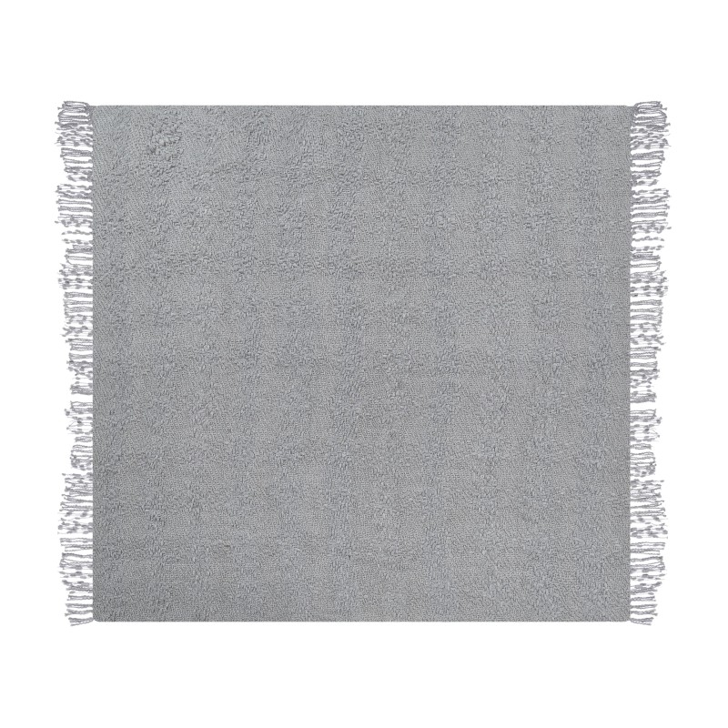 Koc VELLA Bawełna 200 x 220 cm Szary