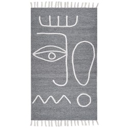 Dywan zewnętrzny 80 x 150 cm szary YAVU