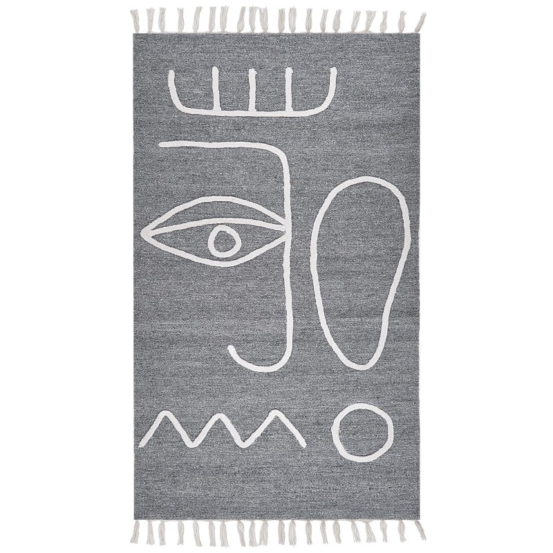 Dywan zewnętrzny 80 x 150 cm szary YAVU