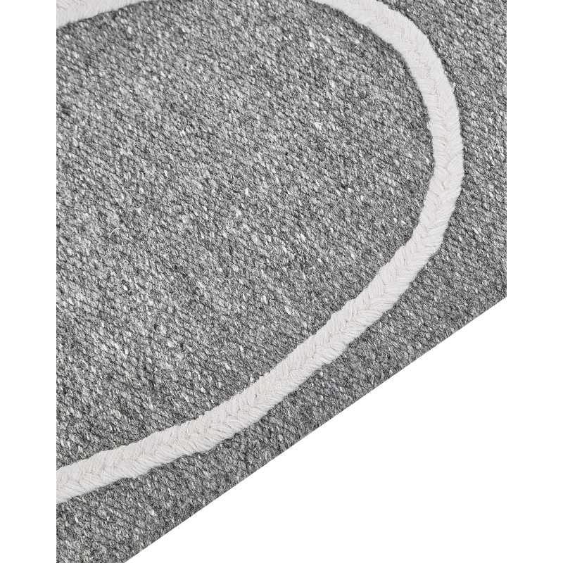 Dywan zewnętrzny 80 x 150 cm szary YAVU