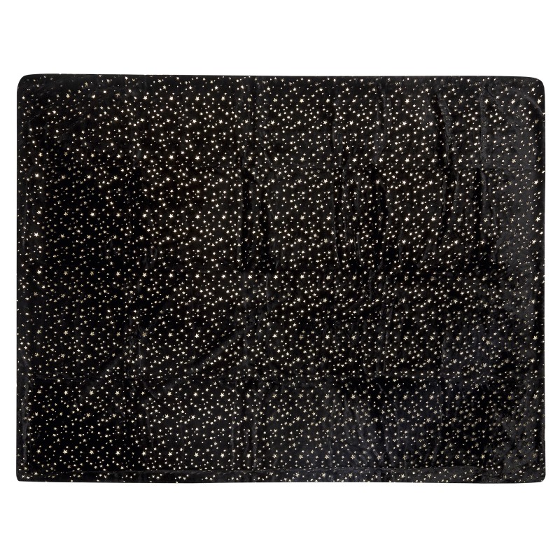 Koc ALAZEYA 150 x 200 cm Czarny