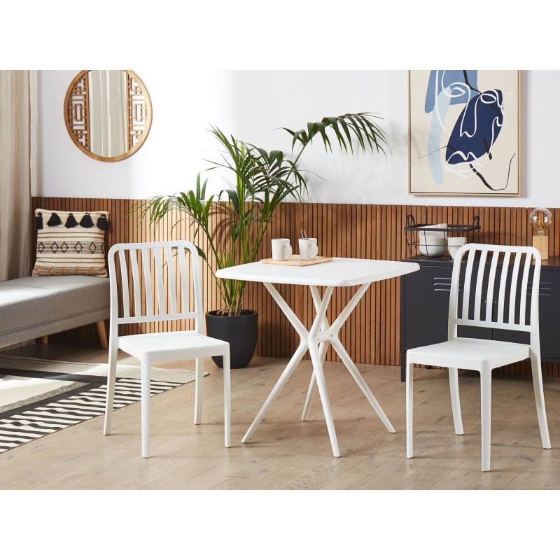 Stół ogrodowy SERSALE 70 cm 70 cm Biały