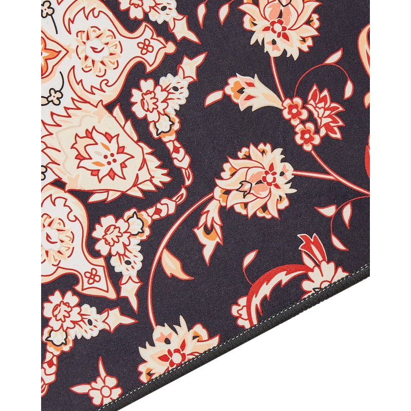 Dywan 80 x 300 cm czarno-beżowy ARITAS