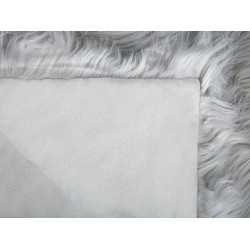 Narzuta na łóżko DELICE 200 x 220 cm Jasnoszary