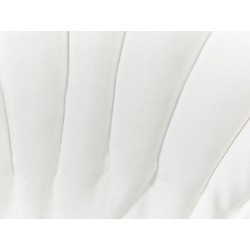 Zestaw 2 poduszek dekoracyjnych CONSOLIDA Welur 47 x 35 cm Złamana biel Jednolity