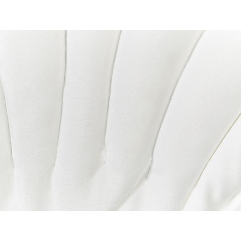 Zestaw 2 poduszek dekoracyjnych CONSOLIDA Welur 47 x 35 cm Złamana biel Jednolity