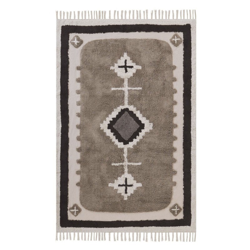 Dywan bawełniany 140 x 200 cm beżowy GEYVE