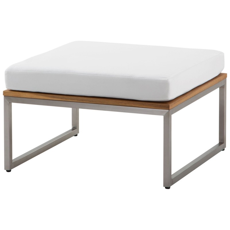 Zestaw ogrodowy ze stolikiem dla 4 osób BERMUDA Drewno akacjowe Brązowy