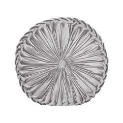 Zestaw 2 poduszek dekoracyjnych UDALA Welur 40 x 40 cm Szary Jednolity