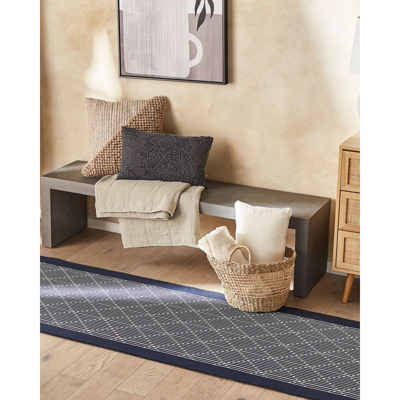 Dywan 80 x 240 cm granatowy CHARVAD