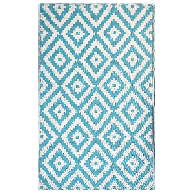 Dywan zewnętrzny 120 x 180 cm niebieski HAPUR