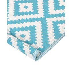 Dywan zewnętrzny 120 x 180 cm niebieski HAPUR