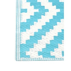 Dywan zewnętrzny 120 x 180 cm niebieski HAPUR