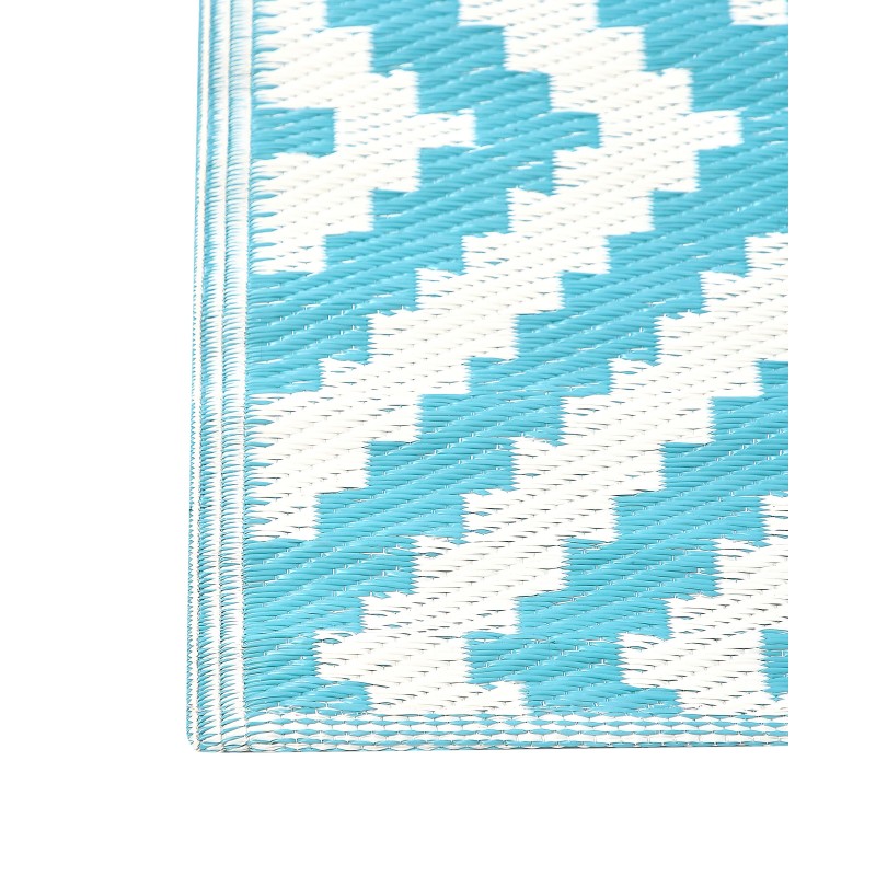 Dywan zewnętrzny 120 x 180 cm niebieski HAPUR