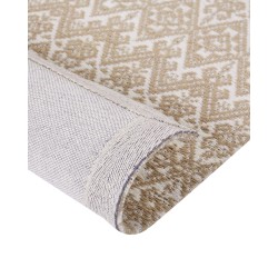 Dywan z juty 80 x 150 cm beżowy ATIMA
