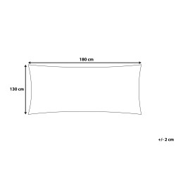 Koc ASAKA Bawełna 130 x 180 cm Ciemnoszary