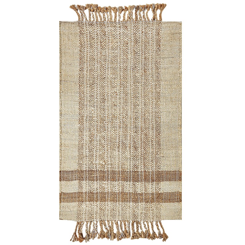 Dywan z juty 80 x 150 cm beżowy ORTAOBA