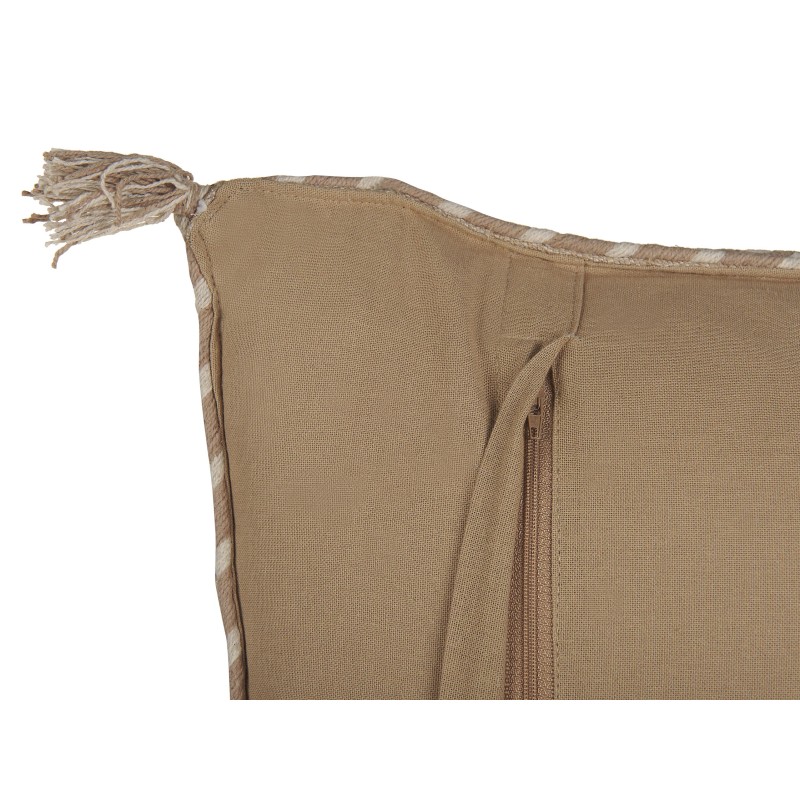 Poduszka dekoracyjna ERIGERON Juta 45 x 45 cm Beżowy Jednolity