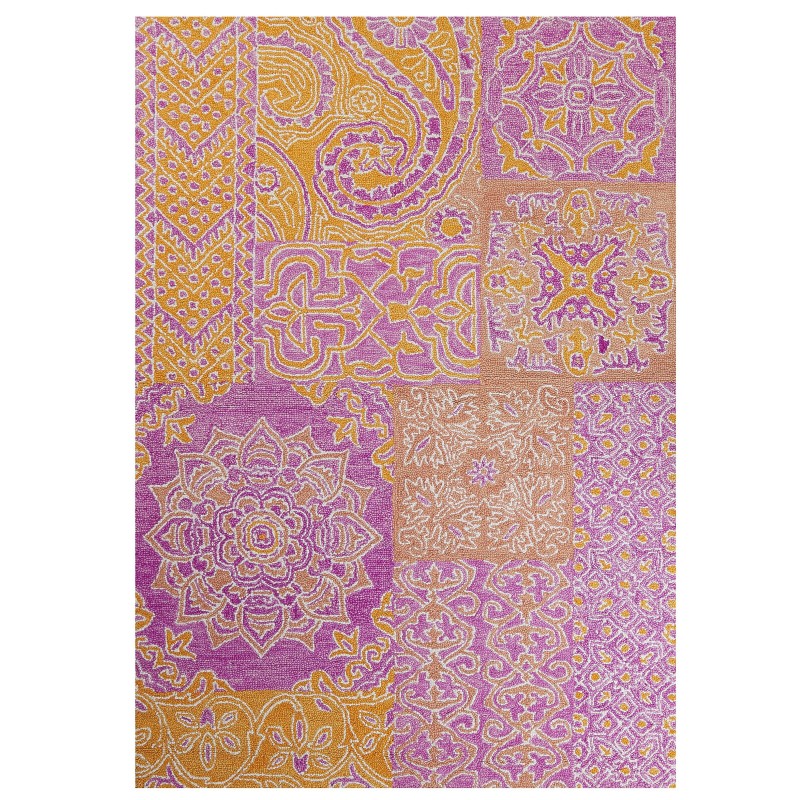 Dywan wełniany 160 x 230 cm wielokolorowy AVANOS