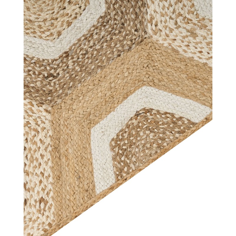 Dywan z juty 80 x 300 cm beżowy BASOREN