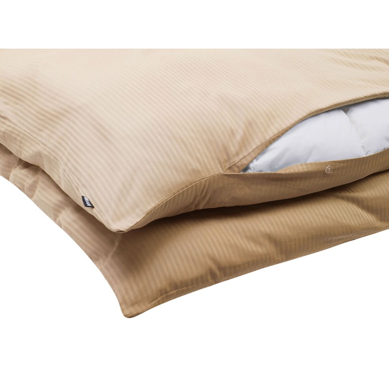 Komplet pościeli AVONDALE Bawełna satynowa 220 x 240 cm Beżowy