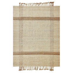 Dywan z juty 140 x 200 cm beżowy YELMEZ
